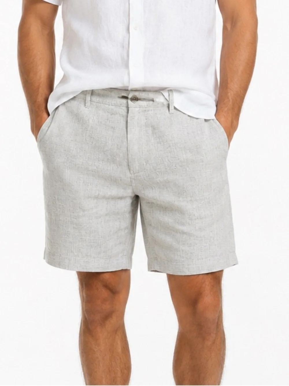 Goodfellow & Co Linen Cotton Blend Linden Shorts Size 42 9” Inseam Resortwear